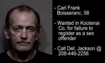 Kootenai County Sheriff’s Office looking for registered sex offender
