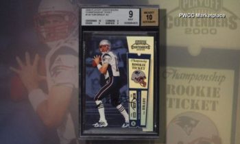 Tom Brady rookie trading card sells for record $400,100