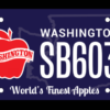 Washington apples license plate proposed; revenue would benefit Washington Apple Education Foundation