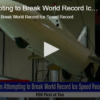 Man Attempting to Break World Record Ice Speed Record