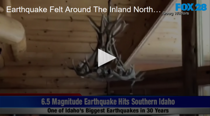 Did You Feel The Earthquake FOX 28 Spokane
