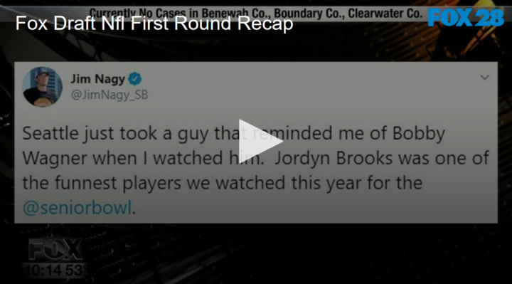 2020-04-24 Fox Draft NFL First Round Recap FOX 28 Spokane