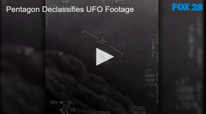 2020-04-28 Pentagon Declassifies UFO Footage FOX 28 Spokane