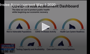 Gov. Inslee Announces Plan to Reopen Washington