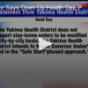 Selah Mayor Says Open Up Health Dep. Pushes Back