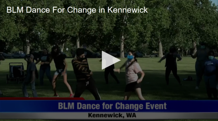 2020-06-18 BLM Dance For Change in Kennewick Fox 11 Tri Cities Fox 41 Yakima