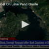 Capsized Boat On Lake Pend Oreille
