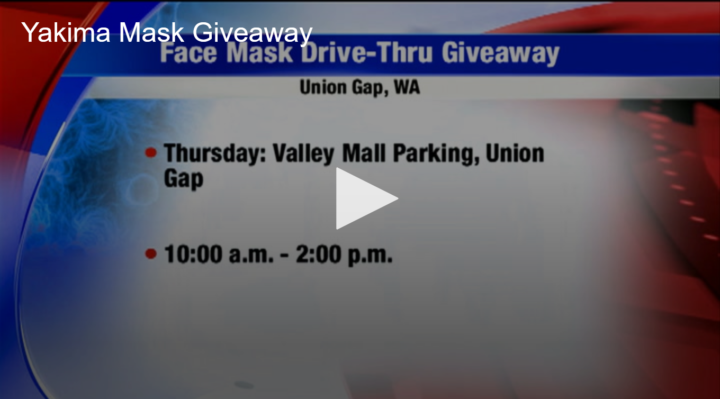 2020-07-02 Yakima Mask Giveaway Fox 11 Tri Cities Fox 41 Yakima