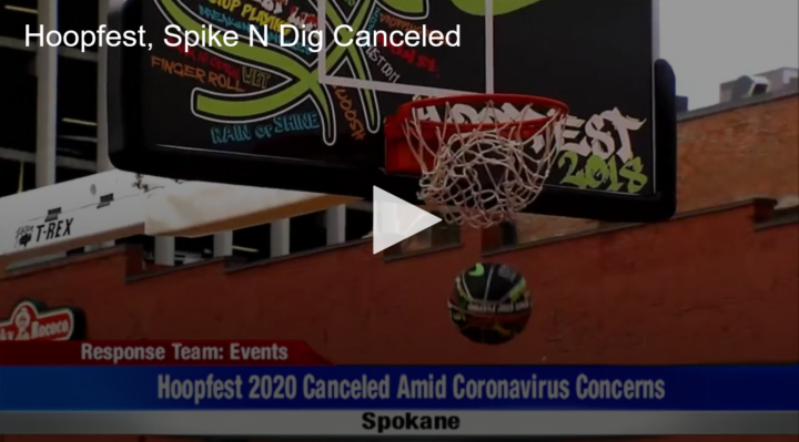 2020-07-14 Hoopfest, Spike N' Dig Canceled Fox 11 Tri Cities Fox 41 Yakima