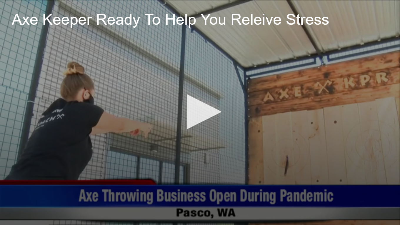 Axe Keeper Axe Throwing Shop Now Open and Ready to Help Relieve Stress