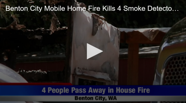 2020-08-28 Benton City Mobile Home Fire Kills Family of 4 and Smoke Detector Reminder Fox 11 Tri Cities Fox 41 Y[...]
