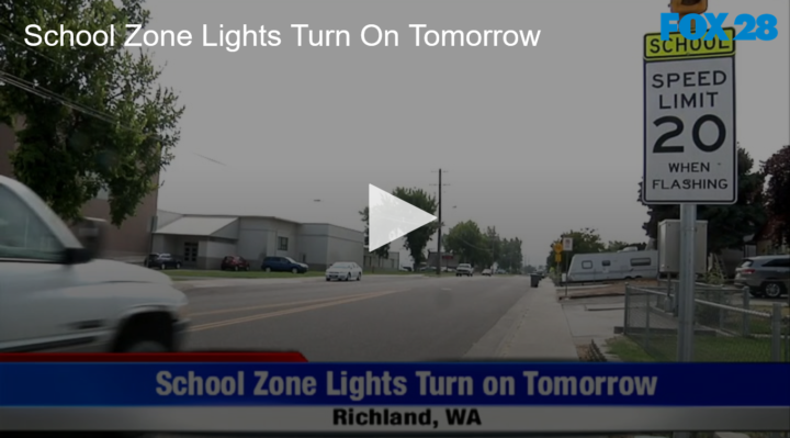 2020-08-31 School Zone Lights Turn On Tomorrow Fox 11 Tri Cities Fox 41 Yakima