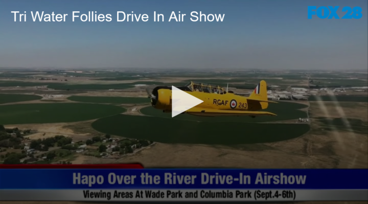 2020-08-31 Water Follies Hosting a Drive In Air Show Fox 11 Tri Cities Fox 41 Yakima