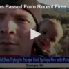 A Child Has Passed From Recent Fires
