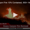 Evans Canyon Fire 10% Contained, 900+ Homes Evacuated And A Planed Control Burn Coverage