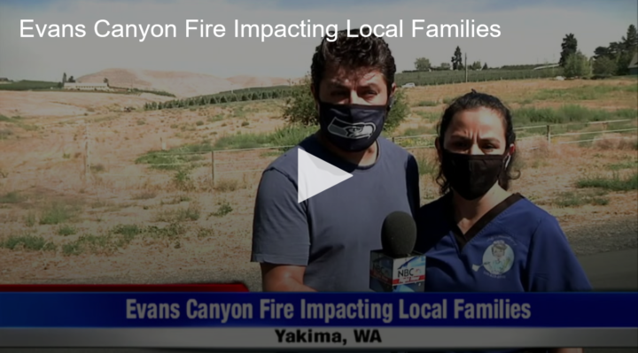 2020-09-04 Evans Canyon Fire Impacting Local Families Fox 11 Tri Cities Fox 41 Yakima