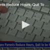 More Parents Reduce Hours, Quit To Be Home