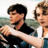 scene from a river runs through it with craig sheffer (norman) sitting in the passenger seat and emily lloyd (jessie) driving a 1920s car