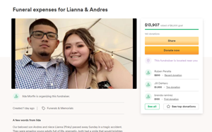 Family of the victims in Sunday's crash create a GoFundMe