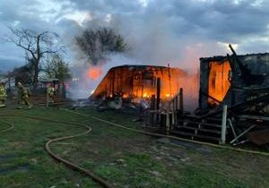 Fire crews dispatched to a residential fire in Finley Saturday morning