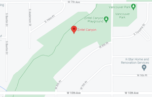 Fire in Zintel Canyon, local fire departments responding