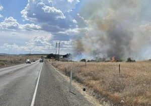 Homeowner receives minor burns after weed burning spreads to brush near SR 224