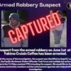 Suspect in Crusin Coffee robbery arrested