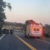 Car flips after crash on Ahtanum Road in Yakima
