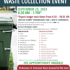 Hazardous waste collection event set for Benton County