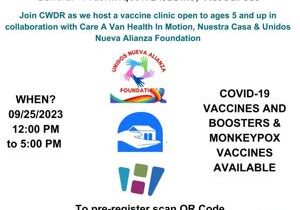 Free vaccine clinic coming to Sunnyside