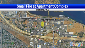 Richland apartment catches fire after food left unattended