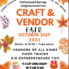 Cottonwood Springs Craft and Vendor Fair set for Kennewick