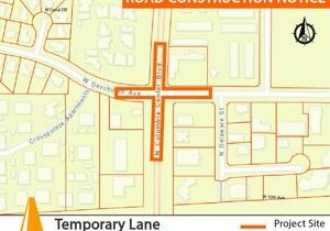 Construction will close a portion of Columbia Center Boulevard starting Oct. 9