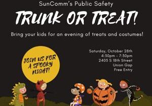 Suncomm 911 communications will host first public safety trunk or treat