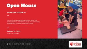 Pasco Fire Station #84 will host an open house on Oct. 21