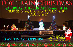 Toy Train Christmas returns to Toppenish for the holiday season