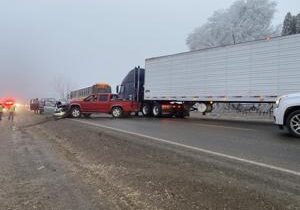 Four-car crash blocks Taylor Flats Road in Franklin County