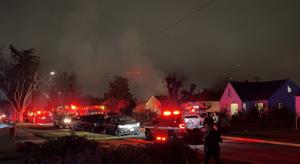 Pasco Fire Department on scene of house fire