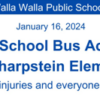 No injuries reported in school bus crash near Sharpstein Elementary in Walla Walla