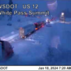 Westbound lanes over White Pass closed, chains required eastbound