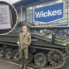 Man parks tank at store to protest ‘poor quality’ work