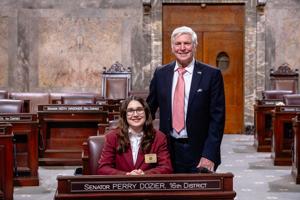 Prosser teen serves as Senate page in Olympia