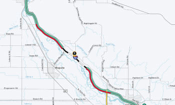 Eastbound I-82 closed due to sinkhole near Wapato