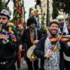 Smiling through tears: Hostage families lead Jerusalem Purim parade