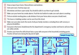 Create a fire escape plan this Easter weekend
