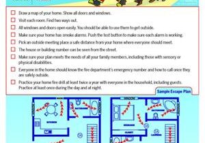 Create a fire escape plan this Easter weekend