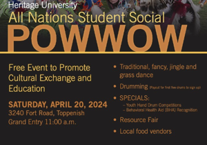 Heritage University’s Student Social Powwow set for April 20