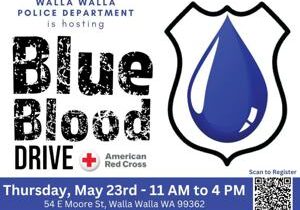 Walla Walla Police hosting blood drive May 23