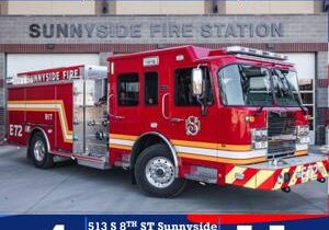 Sunnyside Fire gets new engine, will be revealed at push-in ceremony