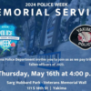 Police Week Memorial Service set for Sarg Hubbard Park in Yakima on May 16